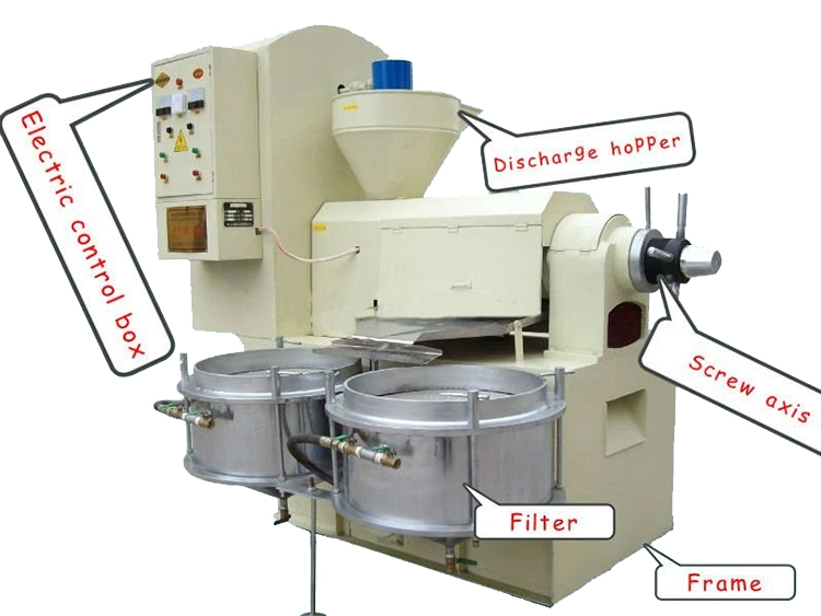 Rapeseed Oil Press Machine With Oil Filter Press/Oilpress Equipment